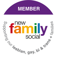 Member of New Family Social: Supporting our lesbian, gay, bi, and trans + families